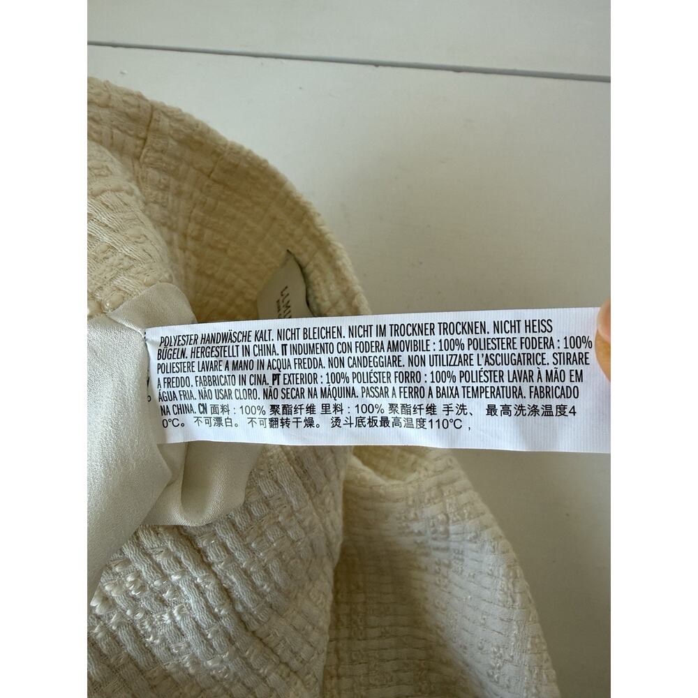 Anthropologie Cream Bouclé Midi Skirt - Picture 4 of 7